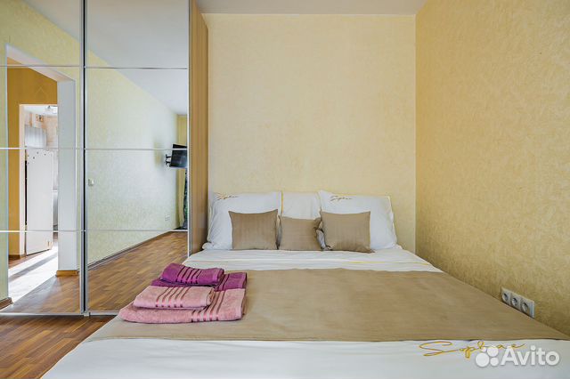 

1-к. квартира, 40 м², 2 кровати