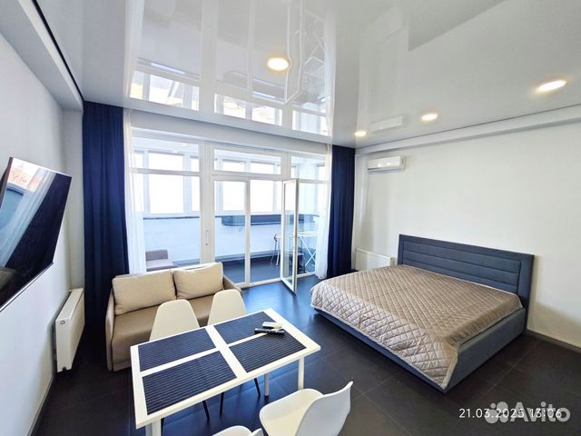 

Квартира-студия, 50 м², 3 кровати