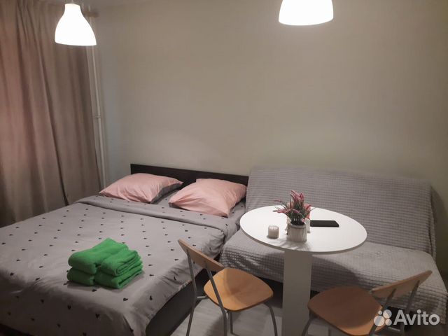 

Квартира-студия, 27 м², 1 кровать