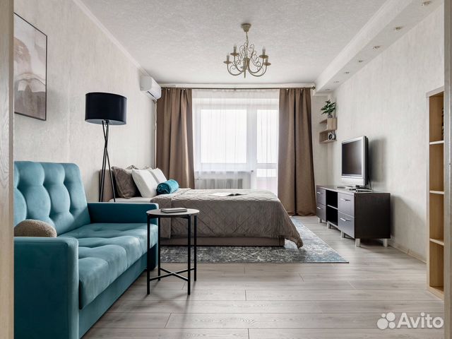 

1-к. квартира, 45 м², 2 кровати
