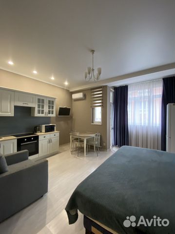 

Квартира-студия, 32 м², 2 кровати