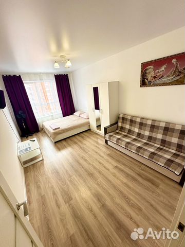 

1-к. квартира, 38 м², 4 кровати
