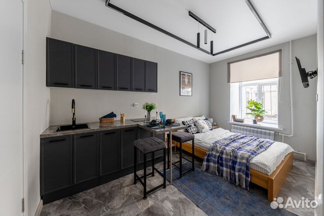 

Квартира-студия, 18 м², 1 кровать