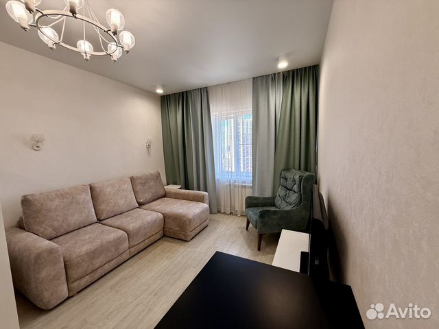 

1-к. квартира, 42 м², 2 кровати