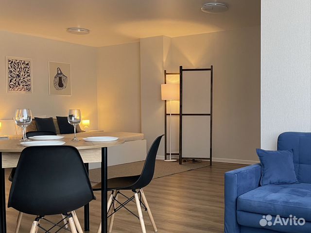 

Квартира-студия, 46 м², 2 кровати