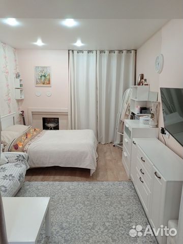 

1-к. квартира, 40 м², 2 кровати