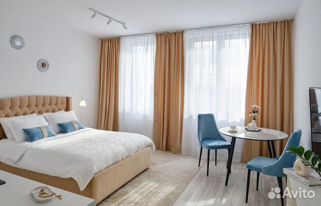 

Квартира-студия, 28 м², 1 кровать