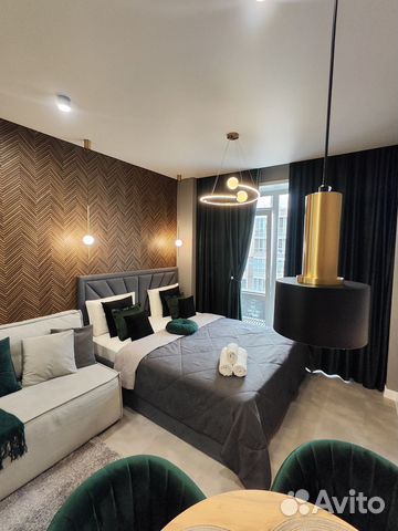 

Квартира-студия, 30 м², 2 кровати