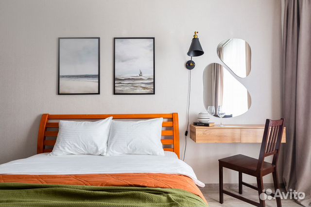 

1-к. квартира, 40 м², 2 кровати