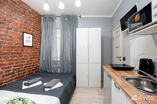 

Квартира-студия, 15 м², 1 кровать