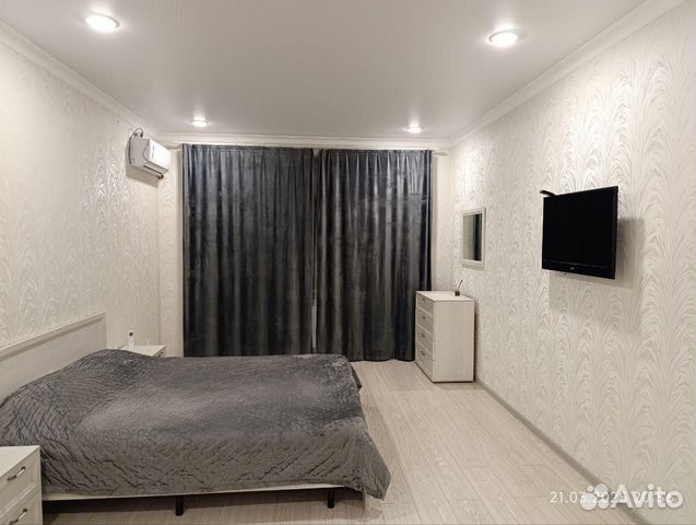 

1-к. квартира, 57 м², 2 кровати