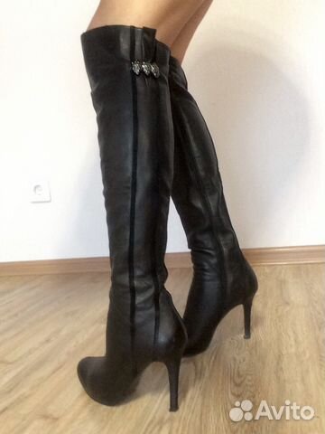 Сапоги ботфорты (нат.кожа) Сапоги ботфорты (нат.кожа)