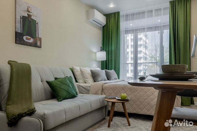 

Квартира-студия в апарт-отеле, 23,2 м², 2 кровати
