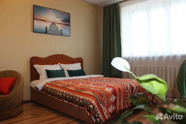 

1-к. квартира, 48 м², 2 кровати