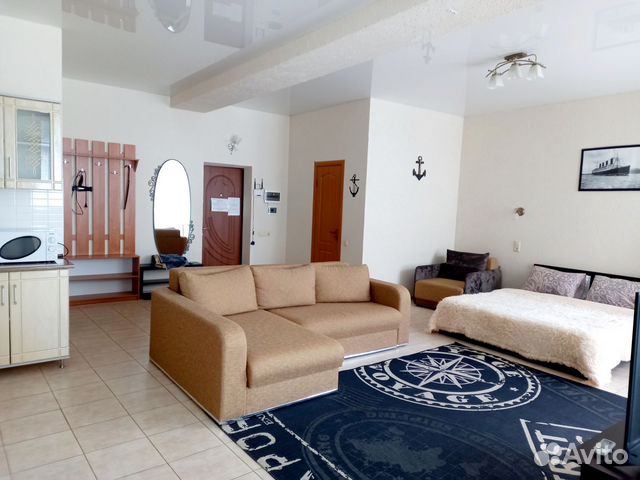 

Квартира-студия, 60 м², 2 кровати