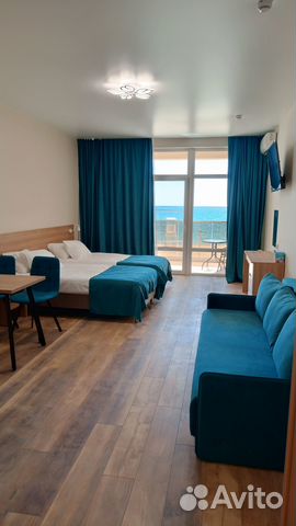 

Квартира-студия, 46,5 м², 2 кровати