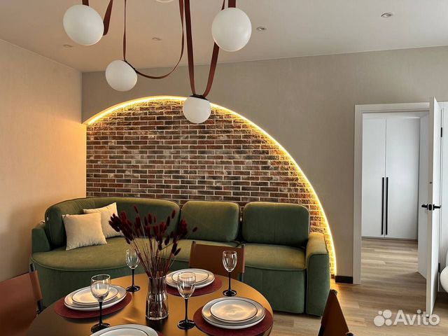 

1-к. квартира, 56 м², 3 кровати