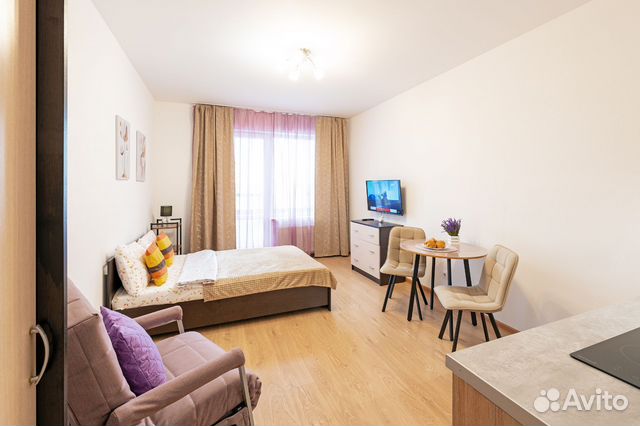 

Квартира-студия, 26,2 м², 2 кровати