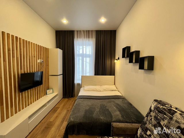

Квартира-студия, 27 м², 2 кровати