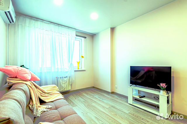 

1-к. квартира, 44 м², 3 кровати