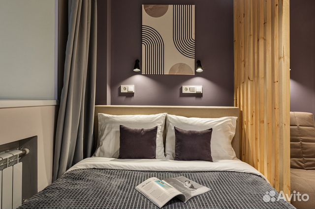 

Квартира-студия, 18 м², 2 кровати