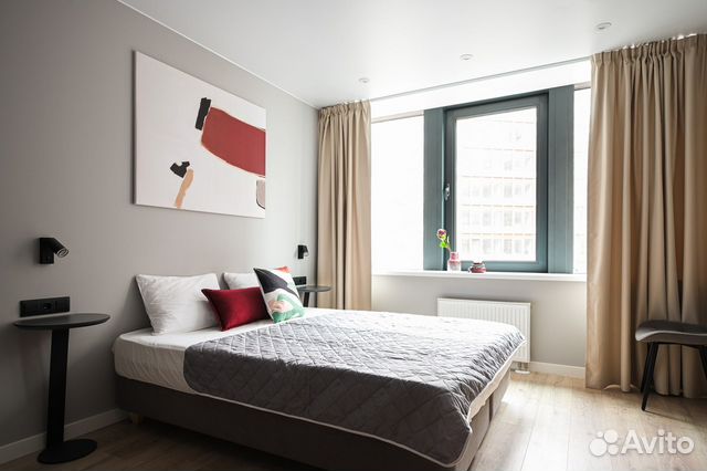 

Квартира-студия, 30 м², 1 кровать