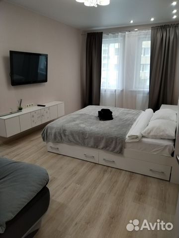 

1-к. квартира, 42 м², 2 кровати