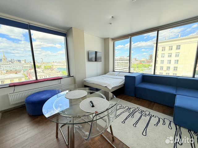 

Квартира-студия, 42 м², 2 кровати