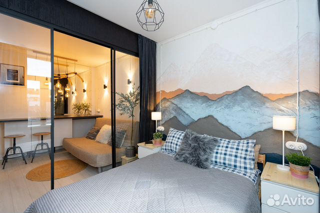 

2-к. квартира, 39 м², 2 кровати