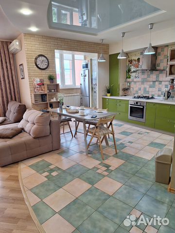 

1-к. квартира, 67,1 м², 2 кровати