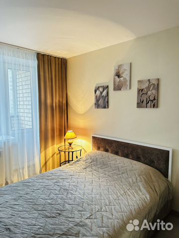 

1-к. квартира, 45 м², 2 кровати
