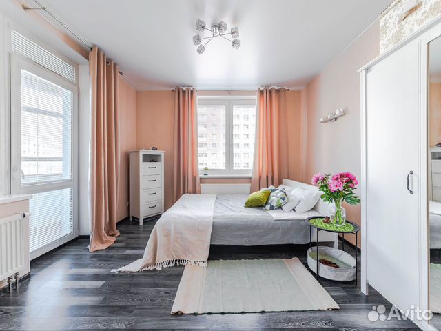 

1-к. квартира, 55 м², 2 кровати