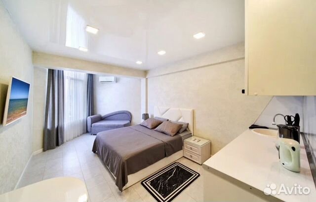 

Квартира-студия, 25 м², 2 кровати