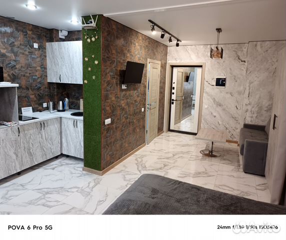 

Квартира-студия, 28 м², 2 кровати