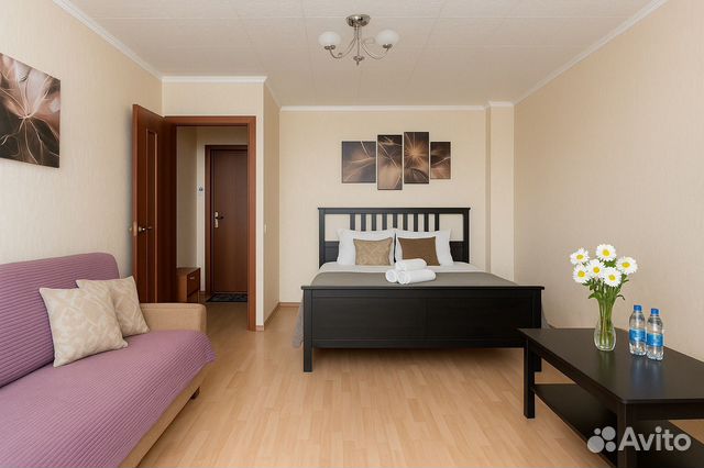 

1-к. квартира, 39 м², 2 кровати
