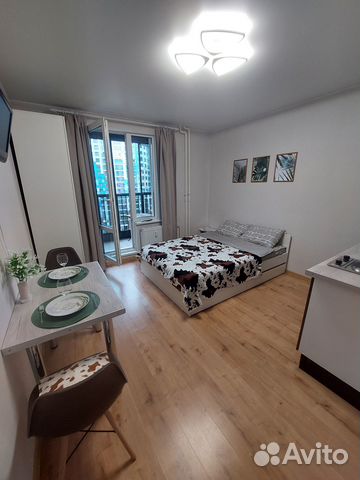 

Квартира-студия, 21 м², 1 кровать