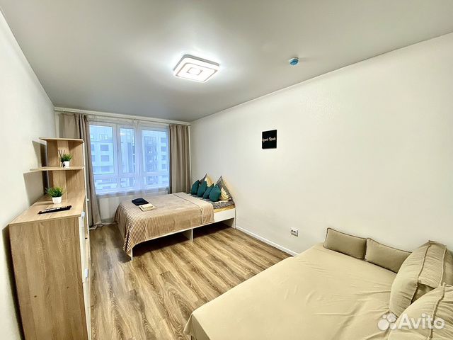 

1-к. квартира, 40 м², 2 кровати
