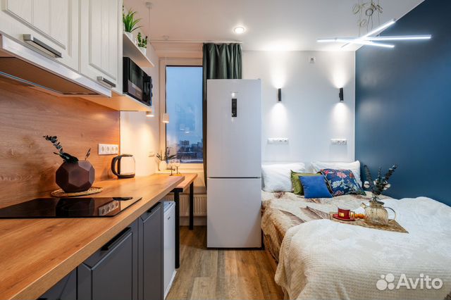 

Квартира-студия, 15 м², 1 кровать