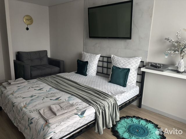 

Квартира-студия, 41 м², 2 кровати