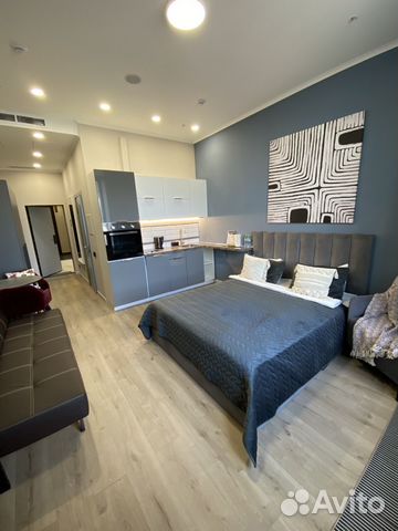 

Квартира-студия, 28 м², 2 кровати