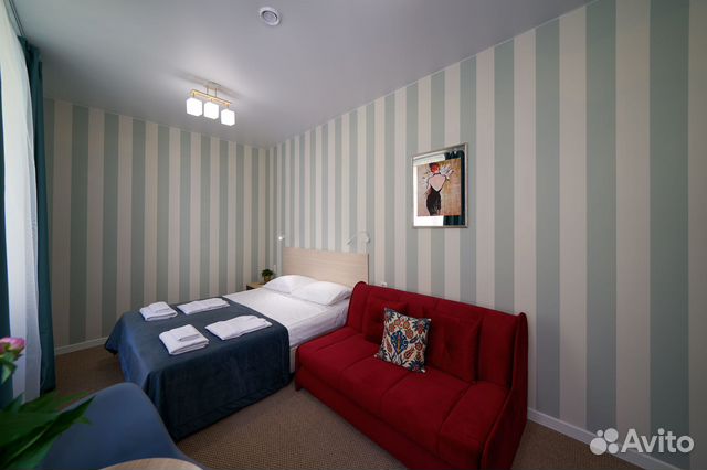 

Квартира-студия, 15,4 м², 2 кровати