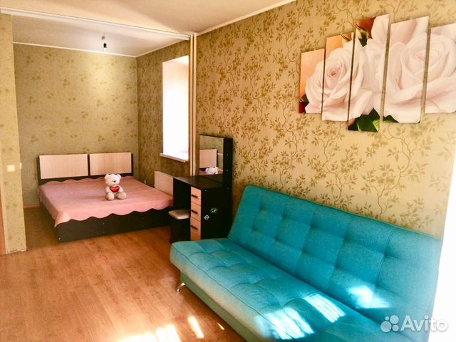

1-к. квартира, 55 м², 2 кровати
