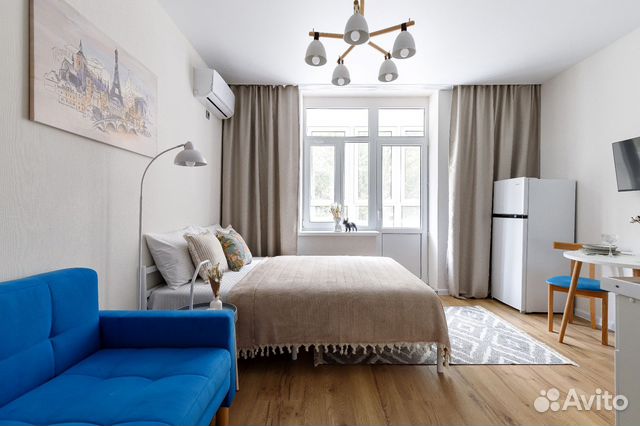 

Квартира-студия, 26 м², 2 кровати