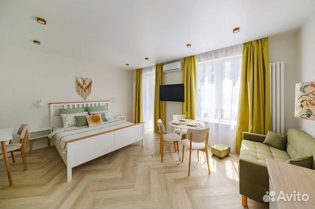 

Квартира-студия, 30 м², 2 кровати