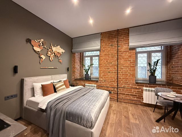

Квартира-студия, 35 м², 1 кровать