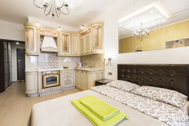 

Квартира-студия, 30 м², 2 кровати