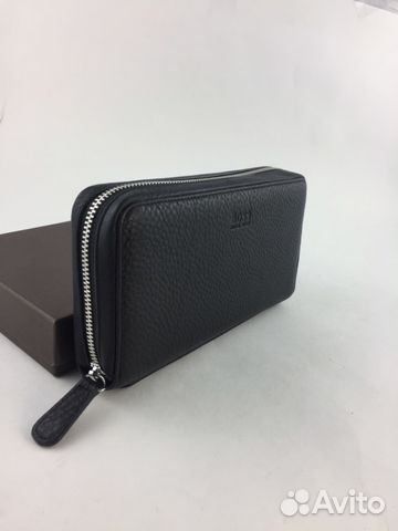 Мужской кожаный клатч Hugo Boss арт.9708