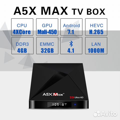 A5X Max Plus Android 7.1 Смарт тв 4GB / 32GB A5X Max Plus Android 7.1 Смарт тв 4GB / 32GB