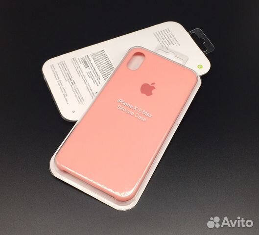 iPhone Xs Max Apple Silicone Case Pink Розовый