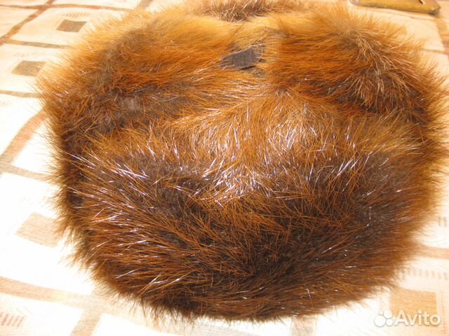 Шапка-ушанка новая из бобра